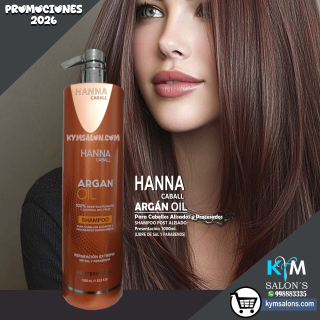 SHAMPOO 1000ml. Argan Oil Hanna Caball CodHannarg