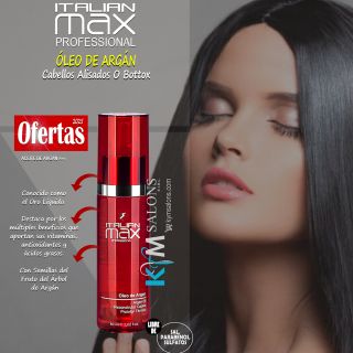 Aceite de Argán 60ml. Evita Puntas Abiertas - Italian Max CodItaóleo