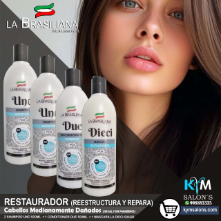 COMBO: 2 UNO 500ML. + 1 DUE 500ML. + 1 DIECI 500GR. LA BRASILIANA CodLaBrasSDT