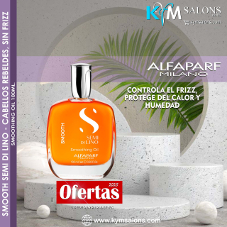 Alfaparf Smoothing Oil 100ml. Sin Escrespamiento y más Liso CodSmoothing