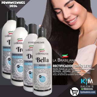 COMBO: 2 TRE 500ml. + 1 DUE 500ml. + 1 BELLA 500gr. LA BRASILIANA CodTreBel