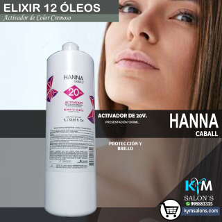 ACTIVADOR (20 VOLUMEN) DE COLOR ELIXIR 12 ÓLEOS HANNA CABALL CodAct1000