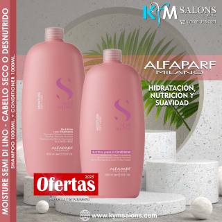 Pack Shampoo 1000ml. + Conditioner 1000gr. Nutritive Moisture Alfaparf CodMoisDry