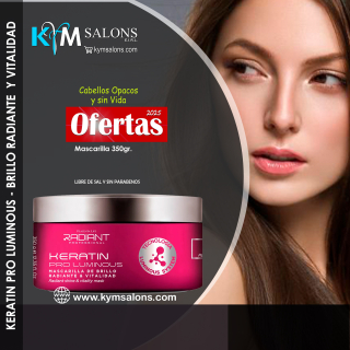 Keratin Pro Luminous - Mascarilla 350gr. Brillo Radiante - Radiant CodRadProke