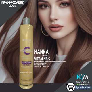SHAMPOO 400ml. Vitamina C Hanna Caball Anti Age CodHannvc