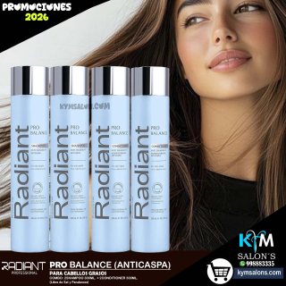 COMBO 2 SHAMPOO 300ml. + 2 CONDITIONER 300ml. PRO BALANCE RADIANT CodProBal