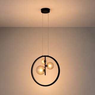 Colgante Dolly Máx.20W G9 3 Luces 40cm Negro   - No incluye bombillo