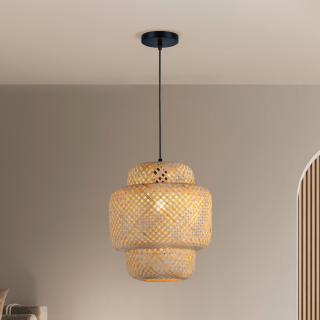 Colgante Maui Máx.40W E27 30cm Bamboo  - No incluye bombillo