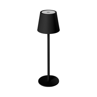 Lámpara de mesa LED 5W inalámbrica negro IP20 - Luz cálida, neutra y fría