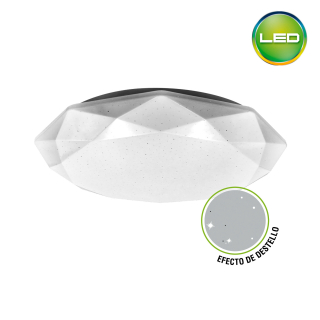 Plafón LED Gala 18W - Luz Fría- Color Blanco
