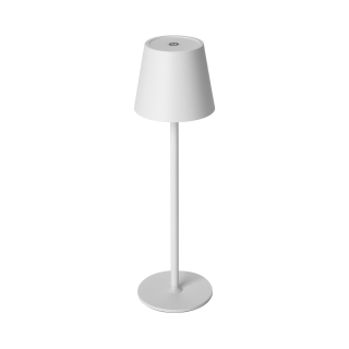 Lámpara de mesa LED 5W inalámbrica blanco IP20 - Luz cálida, neutra y fría