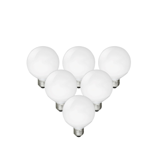 Pack x5 focos Globo G80 LED 7W PF09- Blanco