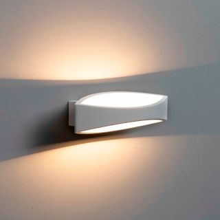 Aplique Luxor LED 12W IP20 Blanco arenado - Luz cálida