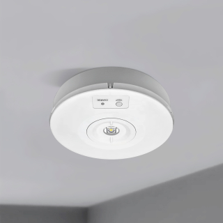 Lámpara de emergencia 3W  Hermético IP65 15cm PF0.9  Blanco - Luz fría