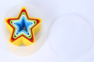 MOLDE PASTEL ESTRELLAS