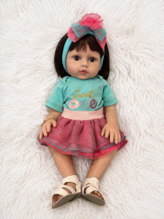 BEBE GRETI  48 CM POLO TURQUEZA