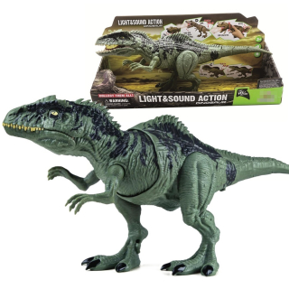 DINOSAURIO ACTION GIGANTONOSAURIO CON HUMO Y SONIDO