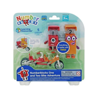 NUMBERBLOCKS - FIGURAS 1 Y 2 EN BICICLETA