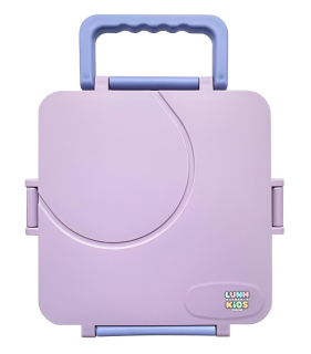 LONCHERA LILA TIPO BENTO