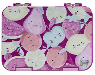 LONCHERA MORADO FRUTAS FELICES