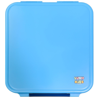 LONCHERA TIPO BENTO COLOR CELESTE PASTEL