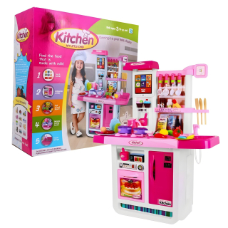 COCINA INTERACTIVA ROSADA -  KITCHEN MY LITTLE CHEFF