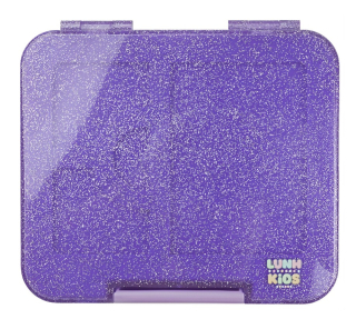 LONCHERA LILA GLITTER