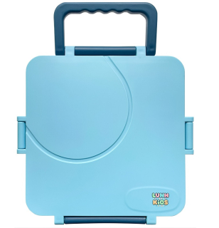 LONCHERA CELESTE TIPO BENTO