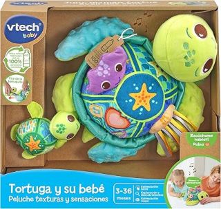 ECO TORTUGA Y SU BEBE PELUCHE VTECH