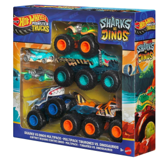 HOT WHEELS VEHICULO SHARK VS DINO