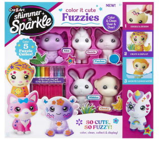 CRAZART SNS SPARKLE COLOR FUZZIES