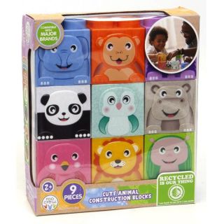 BLOQUES ANIMALITOS X9 PIEZAS