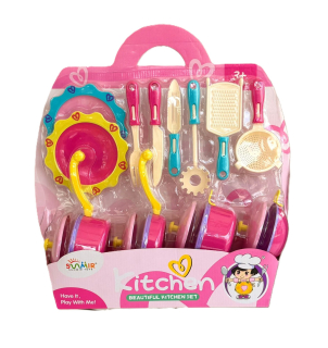 SET DE OLLAS Y ACCESORIOS DE COCINA - 16 PCS