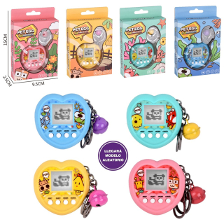 MINI MASCOTA VIRTUAL TAMAGOTCHI CORAZON - GENERICO