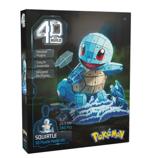 POKEMON ROMPECABEZAS 4D SQUIRTLE 4D BUILD