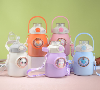 TERMO DE ACERO ANIMALITO 650 ML