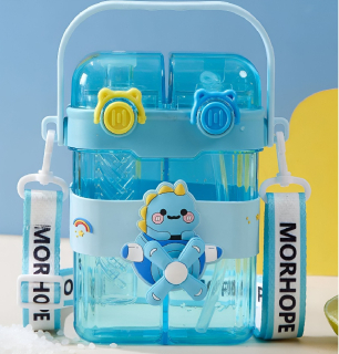 TOMATODO 2 DINO HELICE DOBLE COMPARTIMENTO 700 ML