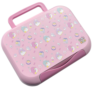 LONCHERA CON DISEÑO ROSADO