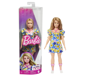 BARBIE FASHIONISTA - BARBIE NDSS CON VESTIDO FLORAL