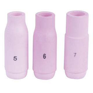 Juego de 3 difusores para soldador inversa, proceso TIG DIF-GRUPO1