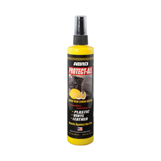 Protector total para plástico y cuero de Abro con aroma a limón de 10 oz PA-512