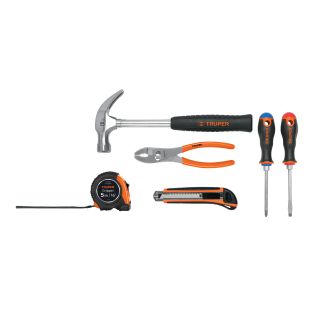 Juego de herramientas de 6 piezas, casero JGO-CAS6X