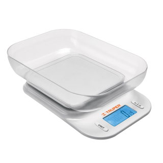 Balanza digital para cocina para 5 kg, plato ABS BASE-5T