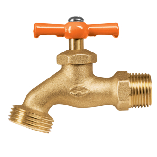 Caño para jardín de latón de 1/2