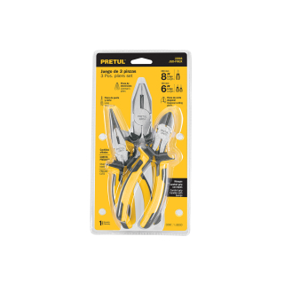 Juego de 3 alicates, Comfort grip JGO-PIN3X