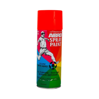 Pintura en spray fluorescentes Abro, color naranja de 400 ml 102C