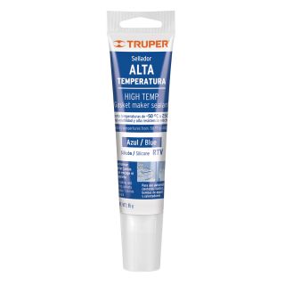 Silicona RTV para altas temperaturas, azul 85 gr. ALTE-A