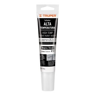 Silicona RTV para altas temperaturas, negro 85 gr. ALTE-N