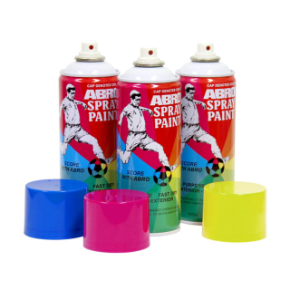 Pintura en spray fluorescentes Abro, color azul de 400 ml 105C