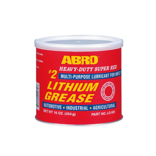 Grasa automotriz, súper a base de litio #2 roja de 16 oz LG-920